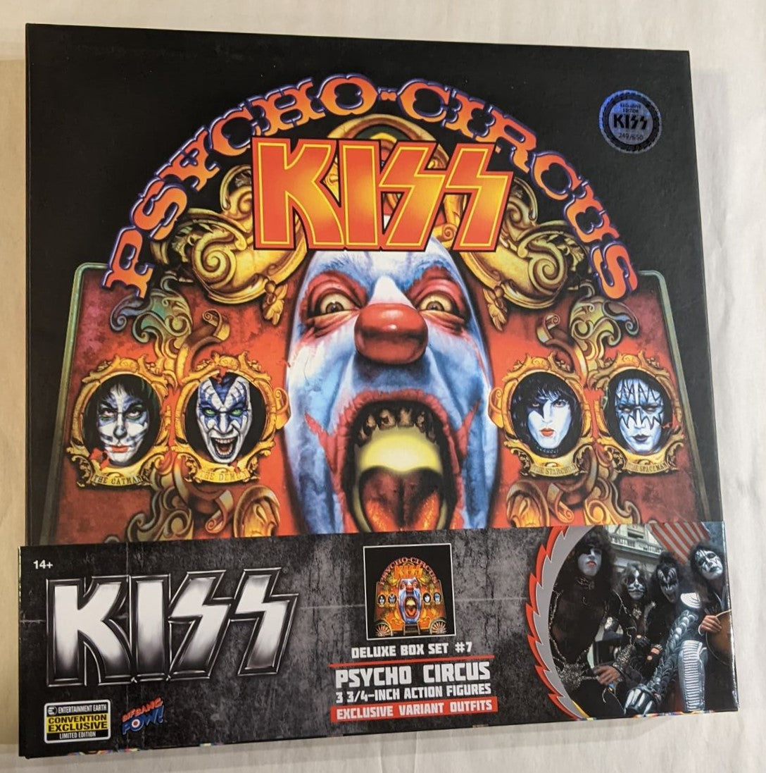 KISS PSYCHO CIRCUS 3 3/4-Inch Action Figure Deluxe Box Set - Conventio