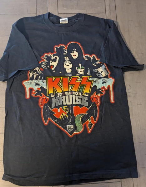 KISS Eric Singer Owned KISS KRUISE T-SHIRT New Unused  Personal Collection Medium