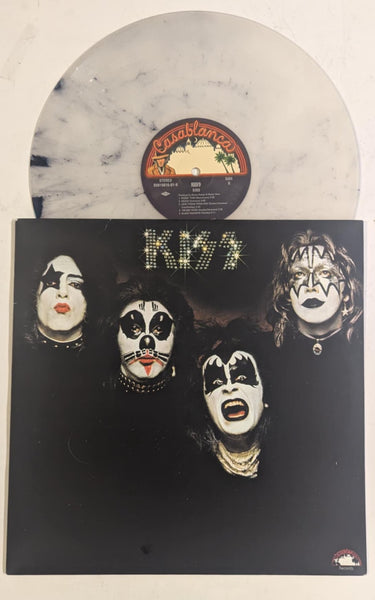 KISS Debut 1st LP Black Swirl Vinyl complete