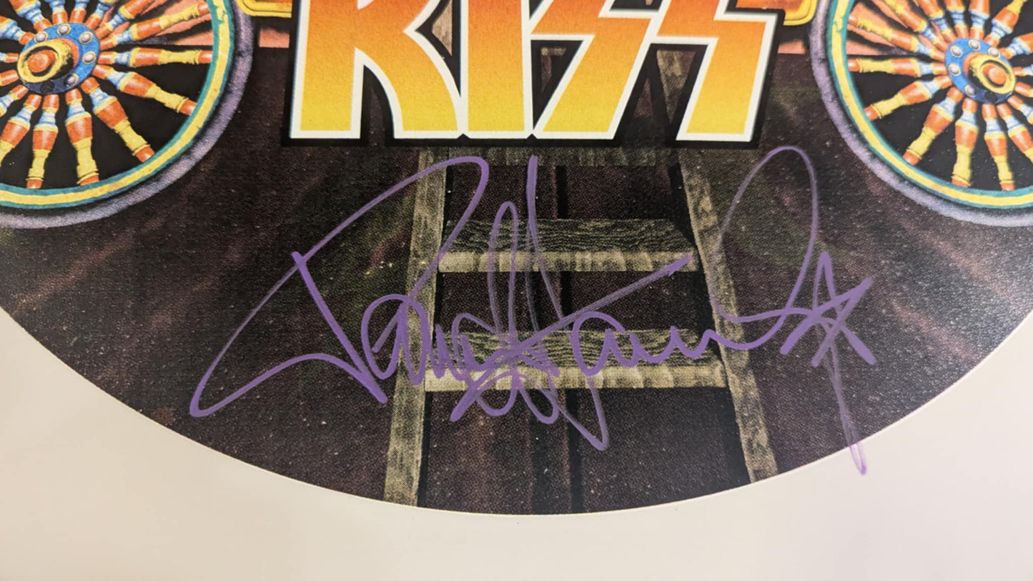 PSYCHO CIRCUS Bass Drum Head Signed by PAUL STANLEY