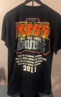 KISS Eric Singer Owned KISS KRUISE T-SHIRT New Unused  Personal Collection Large