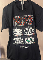 KISS Eric Singer Owned 2019 Japan BETTY BOOP END OF THE ROAD  T-SHIRT New Unused  Personal Collection Large