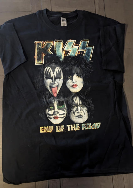 KISS Eric Singer Owned 2019 TOKYO Japan KISS END OF THE ROAD  T-SHIRT New Unused  Personal Collection Large