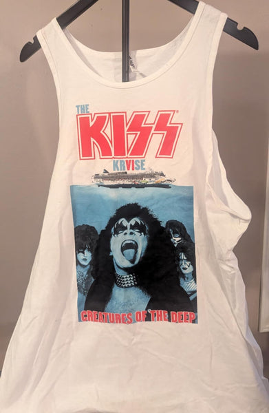 KISS Eric Singer Owned KISS KRUISE VI SLEEVELESS SHIRT New Unused  Personal Collection X- Large