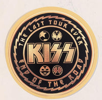 KISS Eric Singer Owned END OF THE ROAD FINAL 50 Unused Merch Head Sticker Personal Collection