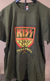 KISS Eric Singer Owned 2019 Japan KISS ARMY END OF THE ROAD  T-SHIRT New Unused  Personal Collection Large