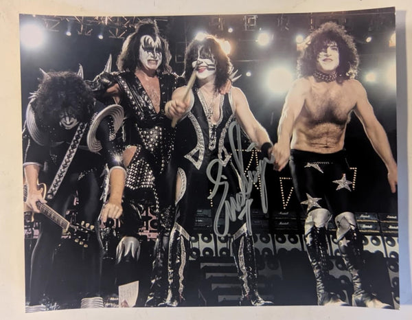 KISS Eric Singer Owned and Signed  Photo from Personal Collection