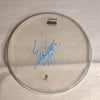 8-3-2012 HOUSTON/WOODLANDS  Eric Singer Stage-used signed drum heads KISS