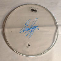 7-24-2012 ATLANTA Eric Singer Stage-used signed drum heads KISS