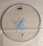 7-20-2012 BRISTOW/DC Eric Singer Stage-used signed drum heads KISS