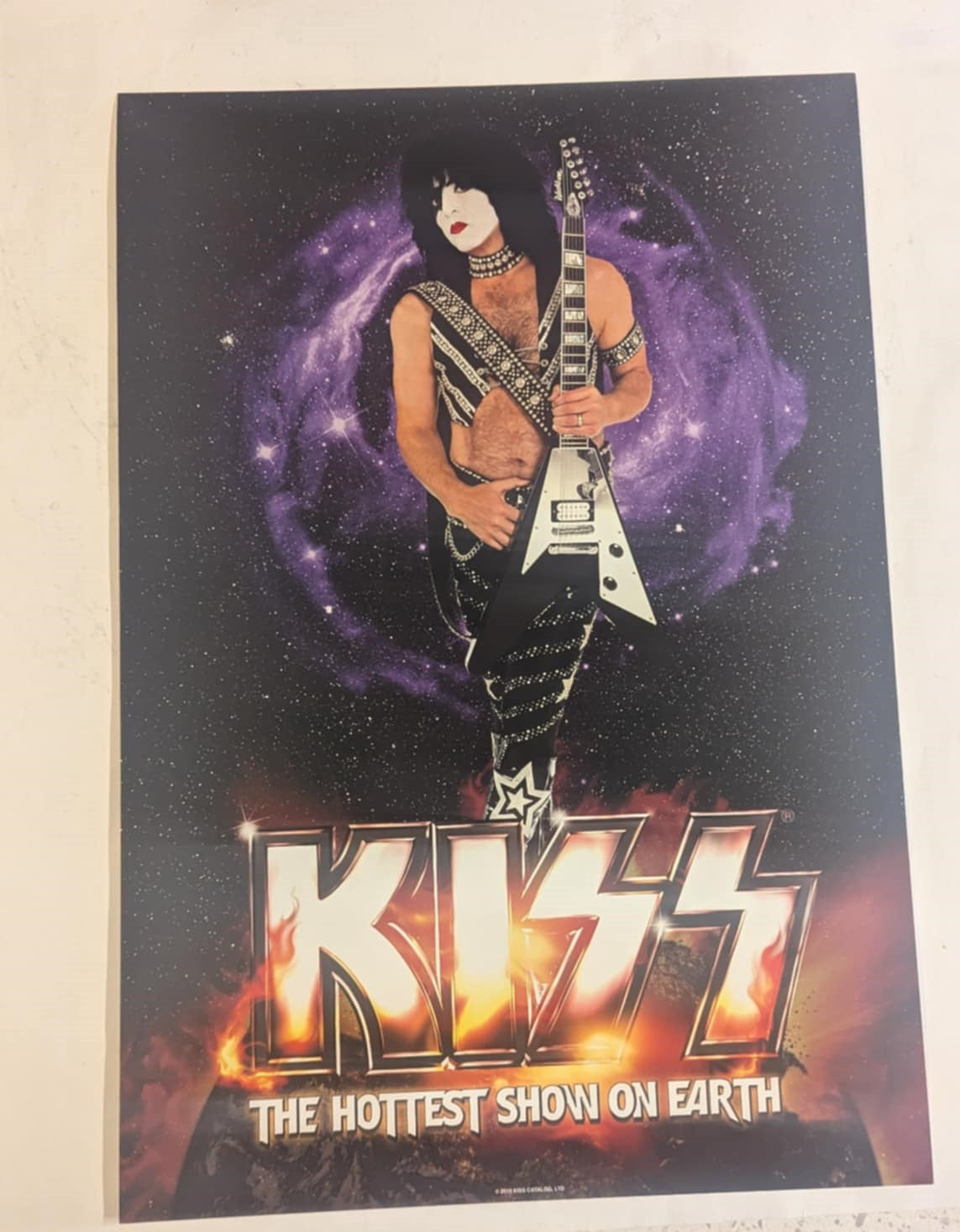 KISS PAUL STANLEY 2013 Fan Club Poster NEW Unused