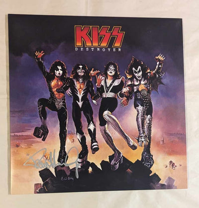 KISS PAUL STANLEY signed DESTROYER LP Autograph