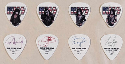 KISS 2023 End of the Road USA Flag Guitar Picks