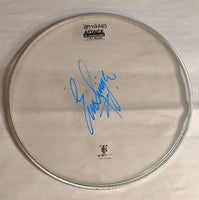 7-25-2012 CHARLOTTE Eric Singer Stage-used signed drum heads KISS