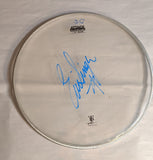 7-20-2012 BRISTOW/DC Eric Singer Stage-used signed drum heads KISS