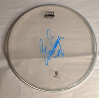 8-18-2012 AUBURN WA Eric Singer Stage-used signed drum heads KISS