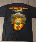 KISS Eric Singer Owned GERMAN SONIC BOOM OVER EUROPE TOUR T-SHIRT New Unused  Personal Collection Large