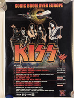 KISS Eric Singer Personally Owned SONIC BOOM OVER EUROPE UK  Tour Poster Flyer