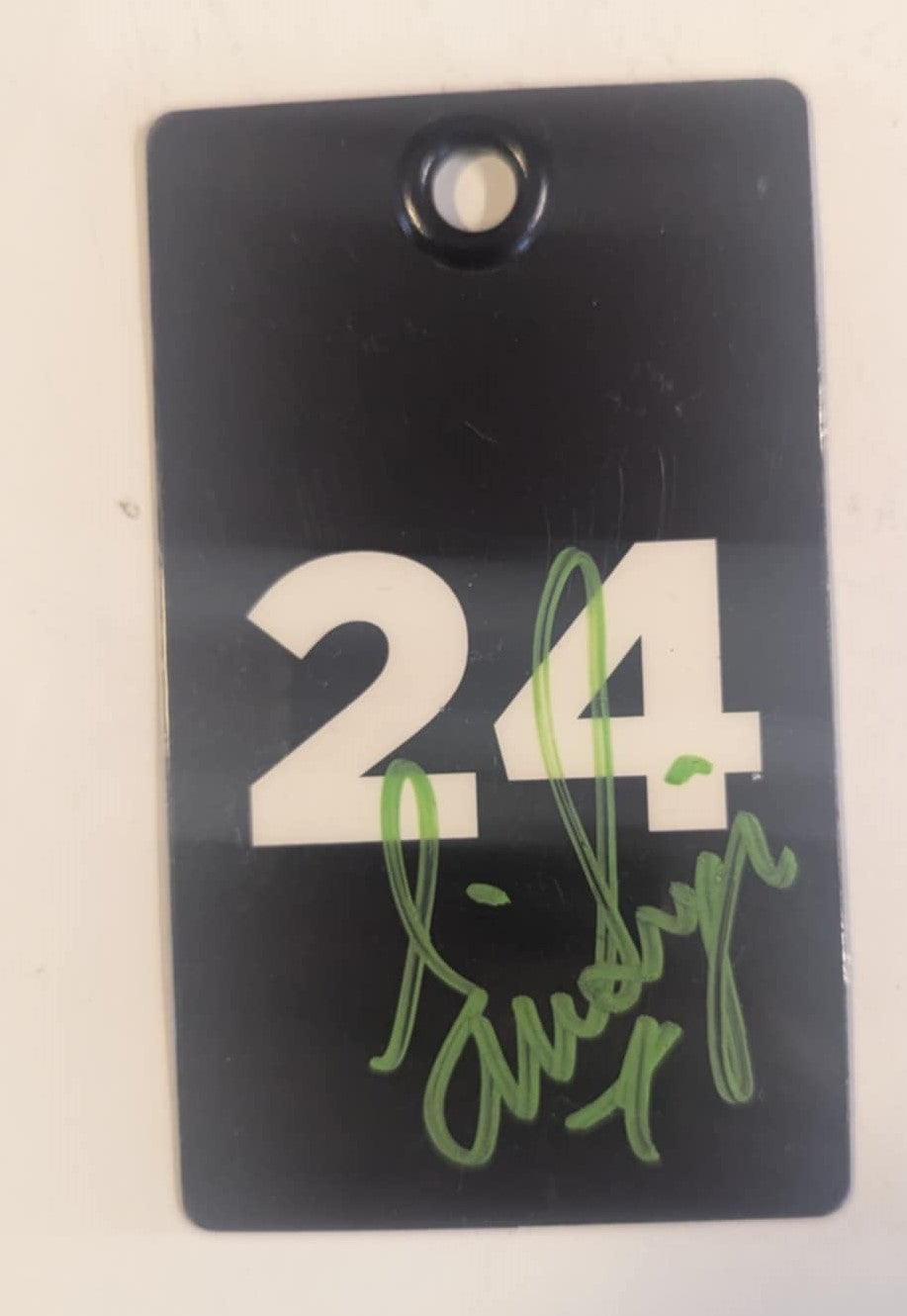 KISS Eric Singer Signed Bag/Luggage Tag Personal Collection