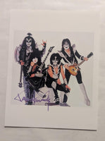 KISS PAUL STANLEY signed 1999/2000 PROMO  9 x 11 Photo Autograph