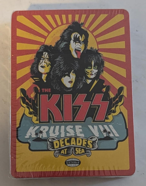 KISS Eric Singer Owned KISS KRUISE VIII PLAYING CARDS Sealed New Personal Collection