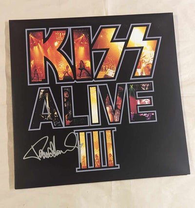 KISS PAUL STANLEY Signed ALIVE III LP Autograph