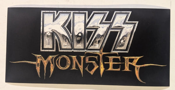 KISS Eric Singer Owned MONSTER TOUR Unused Merch Head Sticker  Personal Collection