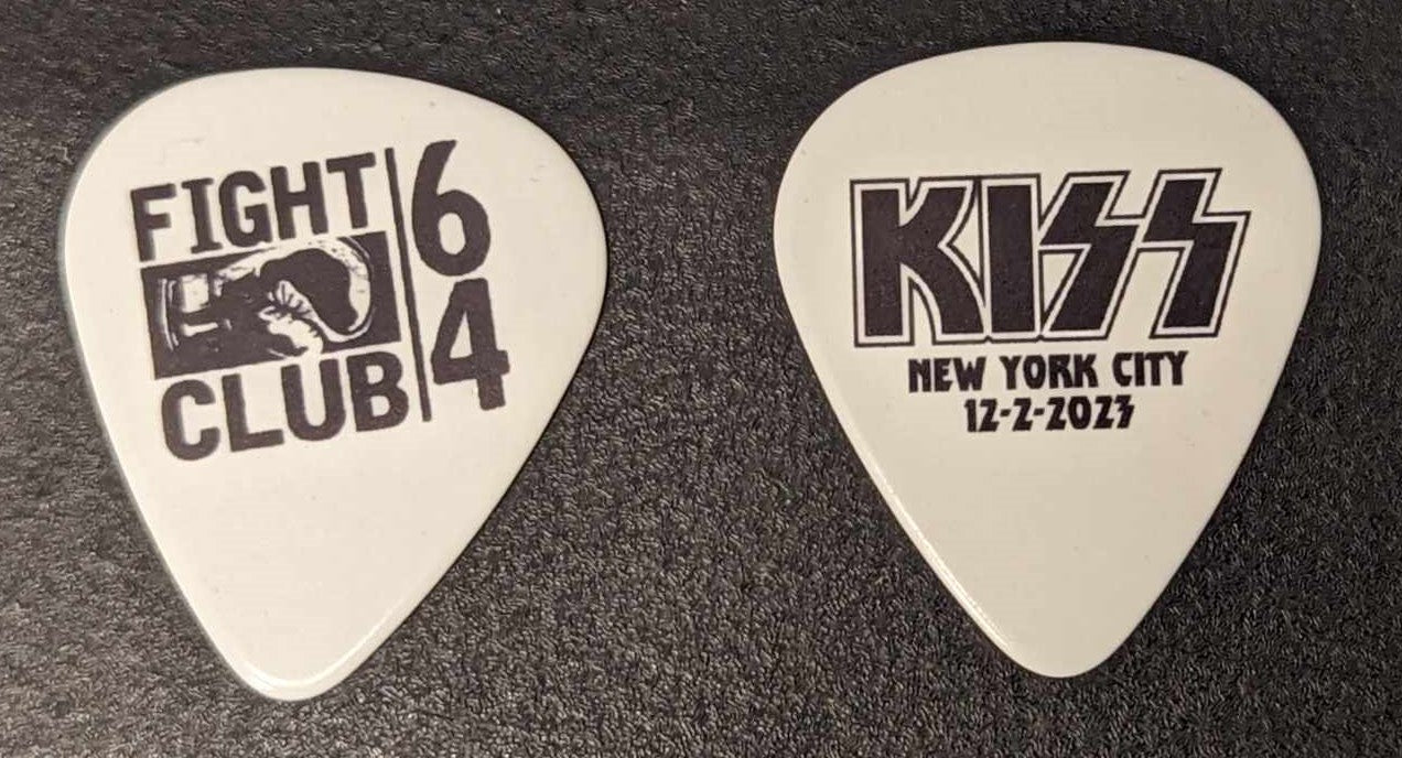 KISS EOTR MSG NEW YORK 12-2-2023 Crew HOODIE w GUITAR PICK Puma