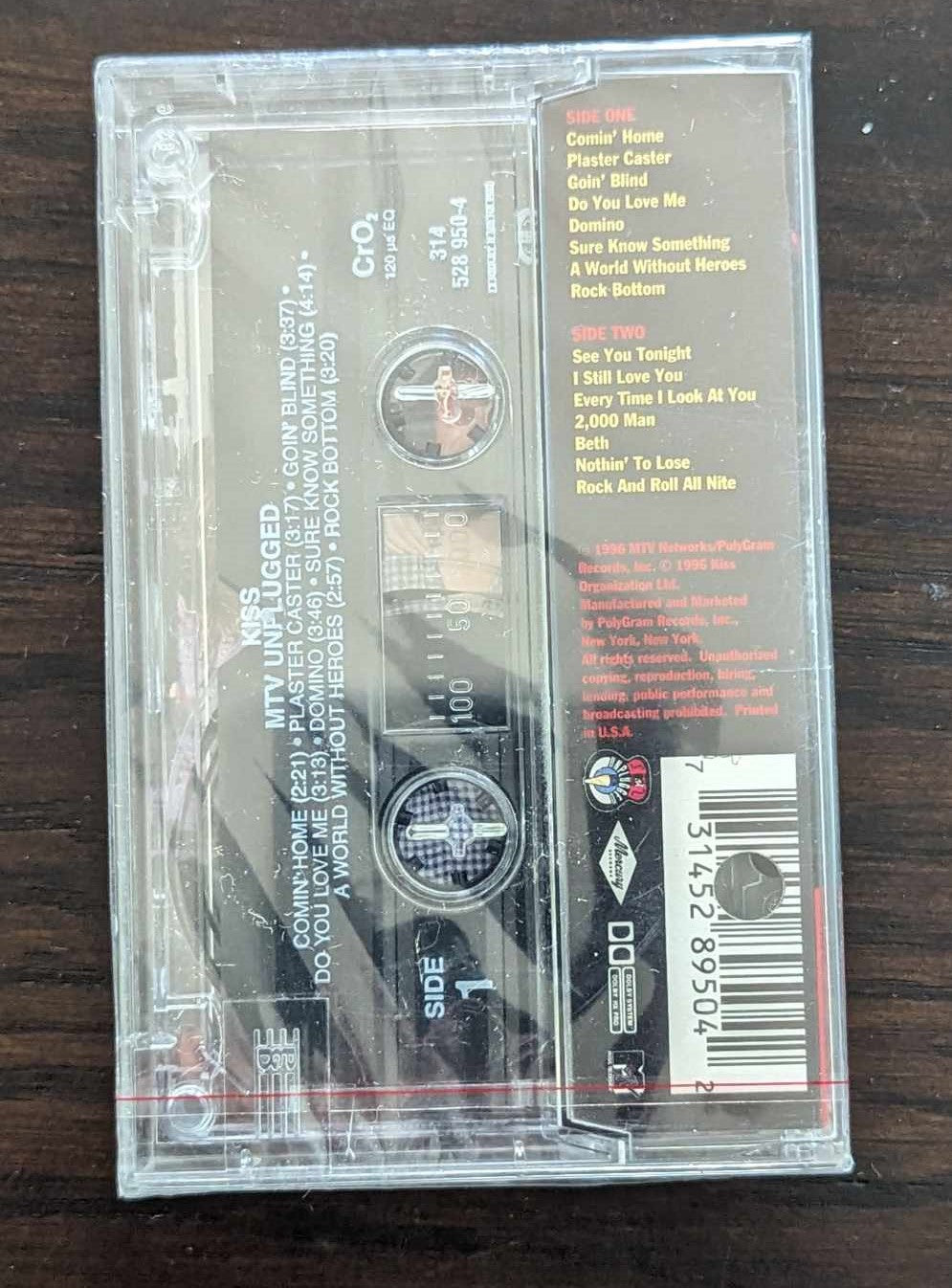 KISS UNPLUGGED PROMO CASSETTE 1996 Super Rare Sealed New