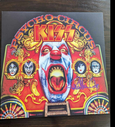 KISS PAUL STANLEY signed PSYCHO CIRCUS LP PURPLE