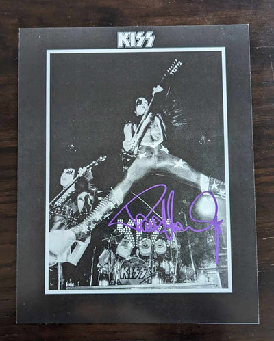 KISS PAUL STANLEY signed KISS 8 x 10 Photo VINTAGE 70s