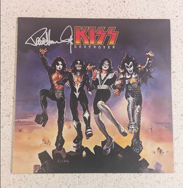 KISS PAUL STANLEY signed DESTROYER LP Autograph