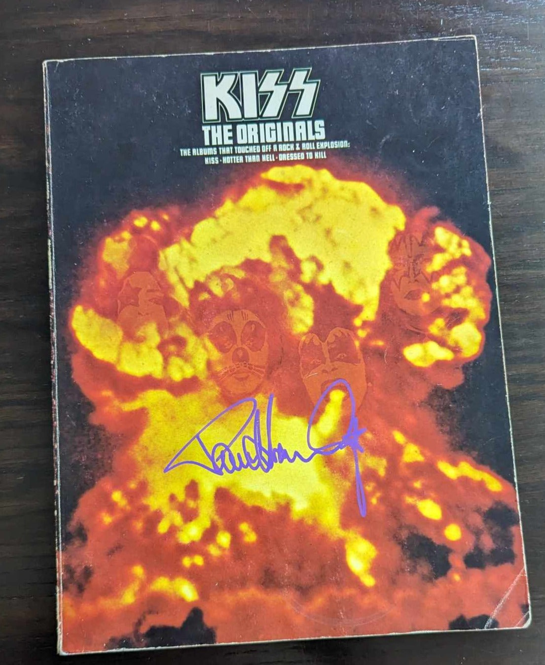 KISS PAUL STANLEY signed THE ORIGINALS Songbook 70s Original Complete