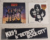 KISS 3 Unused stickers from the Destroyer Box set