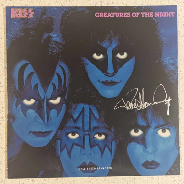 KISS CREATURES OF THE NIGHT 2022 Half-speed remaster LP Signed by PAUL STANLEY