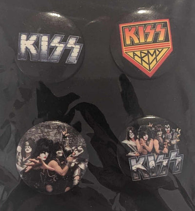 KISS MONSTER TOUR 2012 BUTTON SET New MERCH