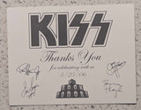 KISS VIP Card from VH-1 ROCK HONORS 2006