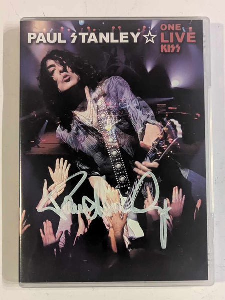 ONE LIVE KISS DVD Signed by PAUL STANLEY Live 2006