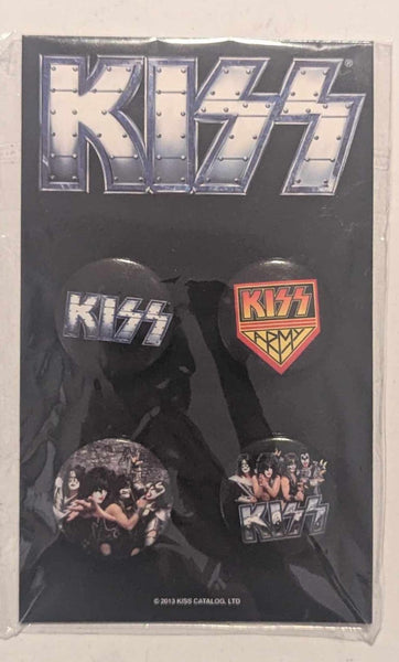 KISS MONSTER TOUR 2012 BUTTON SET New MERCH