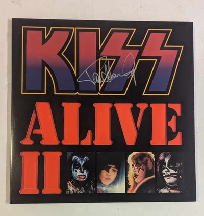 KISSONLINE KISS PAUL STANLEY signed KOL EX ALIVE II 45th Anniversary PICTURE DISC