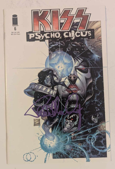 KISS PAUL STANLEY Signed PSYCHO CIRCUS #6 COMIC Autograph