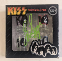 KISS Eric Singer Signed Set of Shot Glasses New Sealed Personal Collection