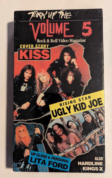 KISS TURN UP THE VOLUME 5 VHS New Sealed 1992