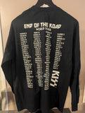 KISS Eric Singer Owned 2019 Japan  END OF THE ROAD LONG SLEEVE  T-SHIRT New Unused  Personal Collection Large