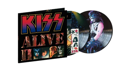 KISSONLINE KISS PAUL STANLEY signed KOL EX ALIVE II 45th Anniversary PICTURE DISC