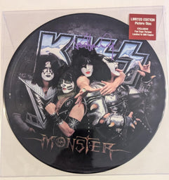 KISS PAUL STANLEY MONSTER PICTURE DISC LIMITED EDITION FAN EXPO VERSION Purple signed