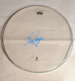 8-26-2012 TULSA Eric Singer Stage-used signed drum heads KISS