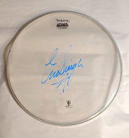 8-1-2012 LOUISVILLE Eric Singer Stage-used signed drum heads KISS