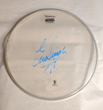 8-1-2012 LOUISVILLE Eric Singer Stage-used signed drum heads KISS