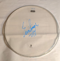 7-20-2012 BRISTOW/DC Eric Singer Stage-used signed drum heads KISS